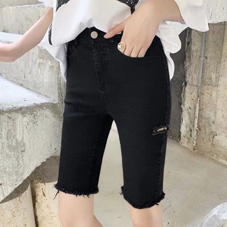 Quần Ngố Nữ Rách Phong Cách_N2
