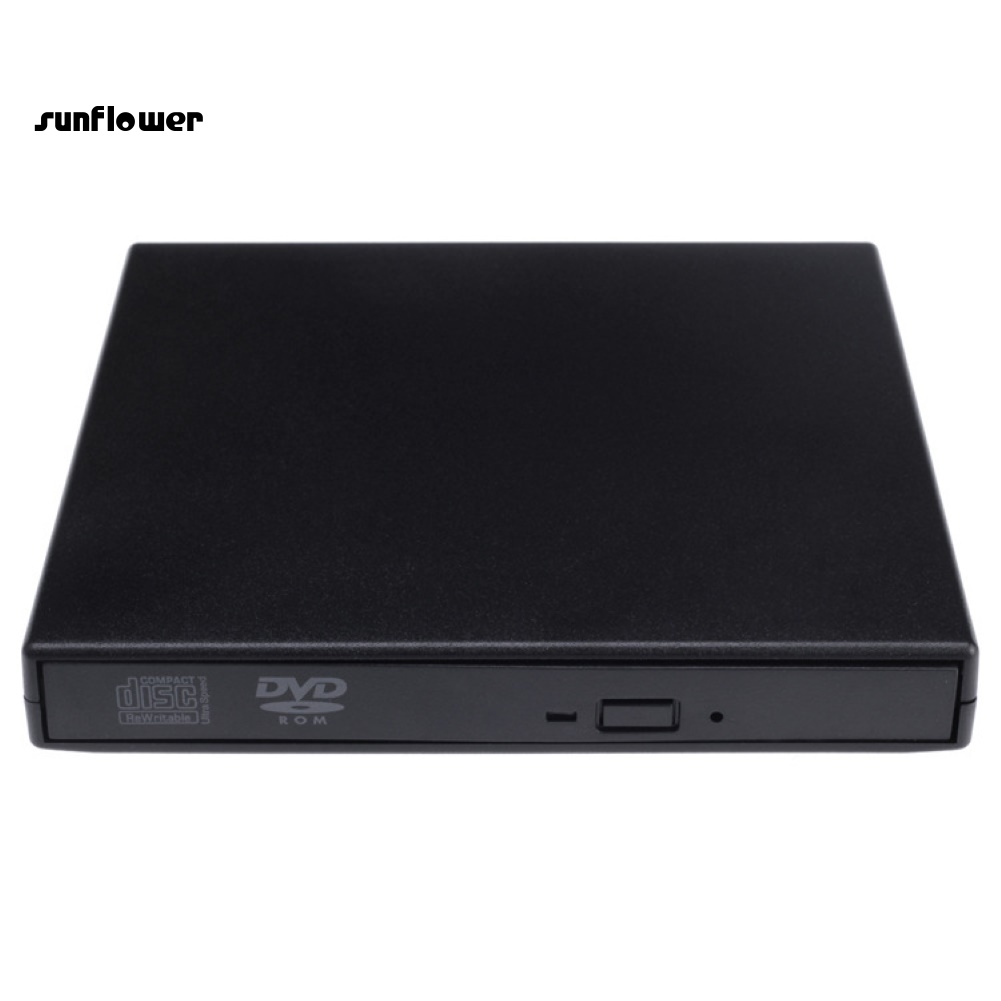 Đầu đọc đĩa DVD ROM Sunflower có kết nối USB 2.0 cho laptop