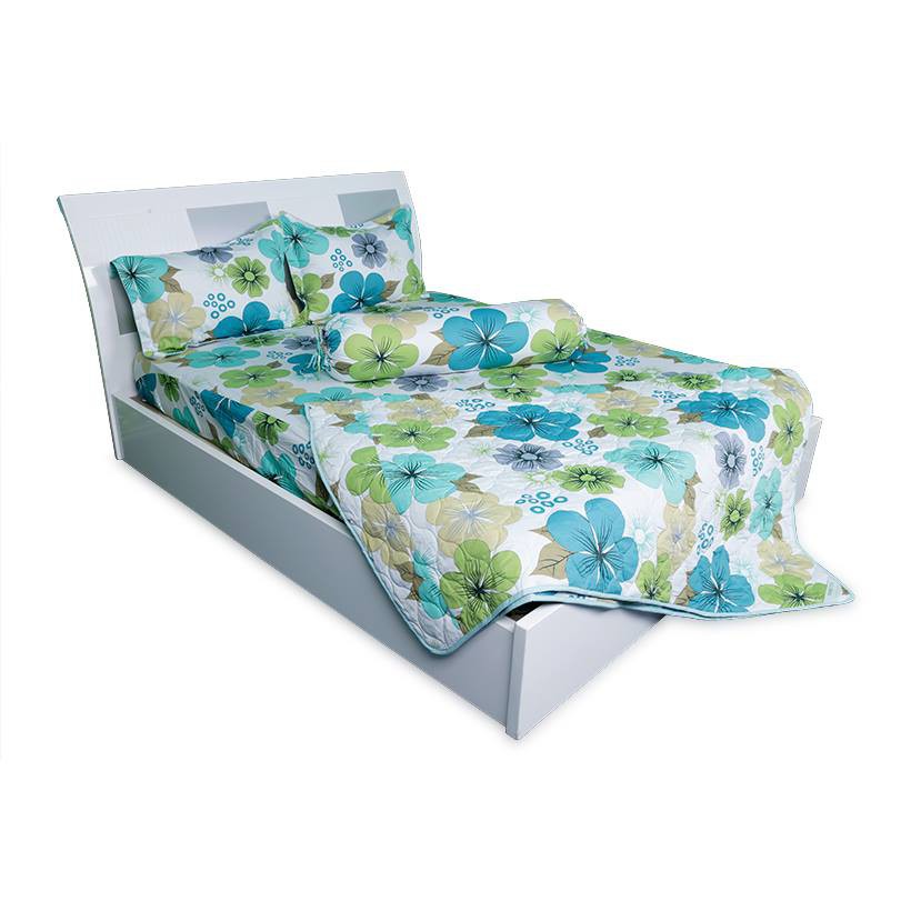 Bộ Chăn Drap Gối Cotton HOMETEX 160x200x25cm