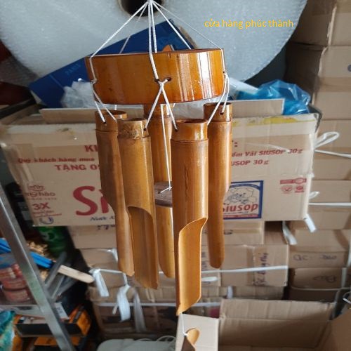 chuông gió tre thanh tròn