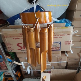 chuông gió tre thanh tròn
