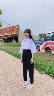 SƠ MI TRƠN TRẮNG TAY LỠ