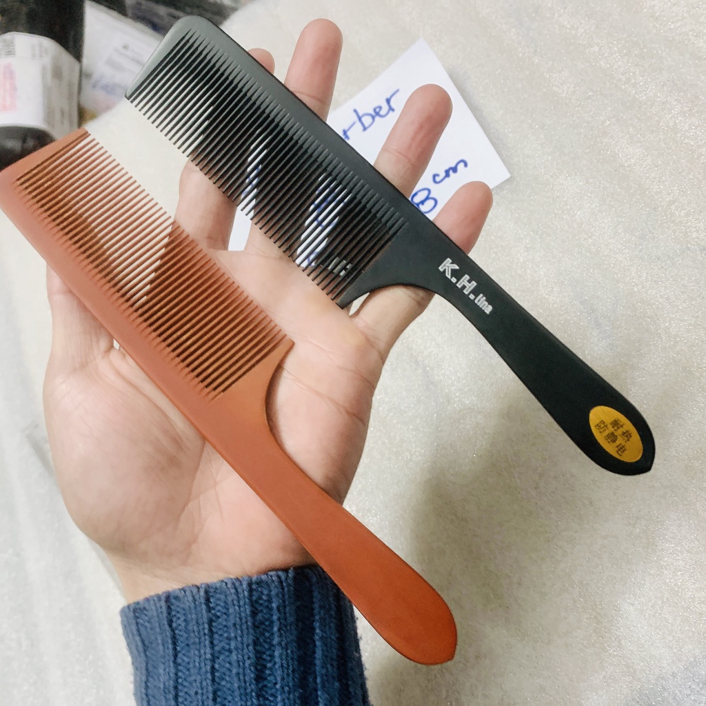 Lược Cắt Tóc Nam Chuyên Barber Bản To Vừa 3.8cm