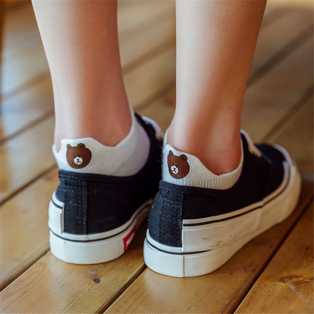 Vớ Cotton Mềm Thoáng Khí Màu Kẹo Ngọt Phong Cách Hàn Quốc Dễ Thương Dành Cho Nữ Mihan1