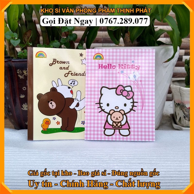 Tập, vở học sinh 96 trang 4oly giấy dày không lem PHƯƠNG NAM