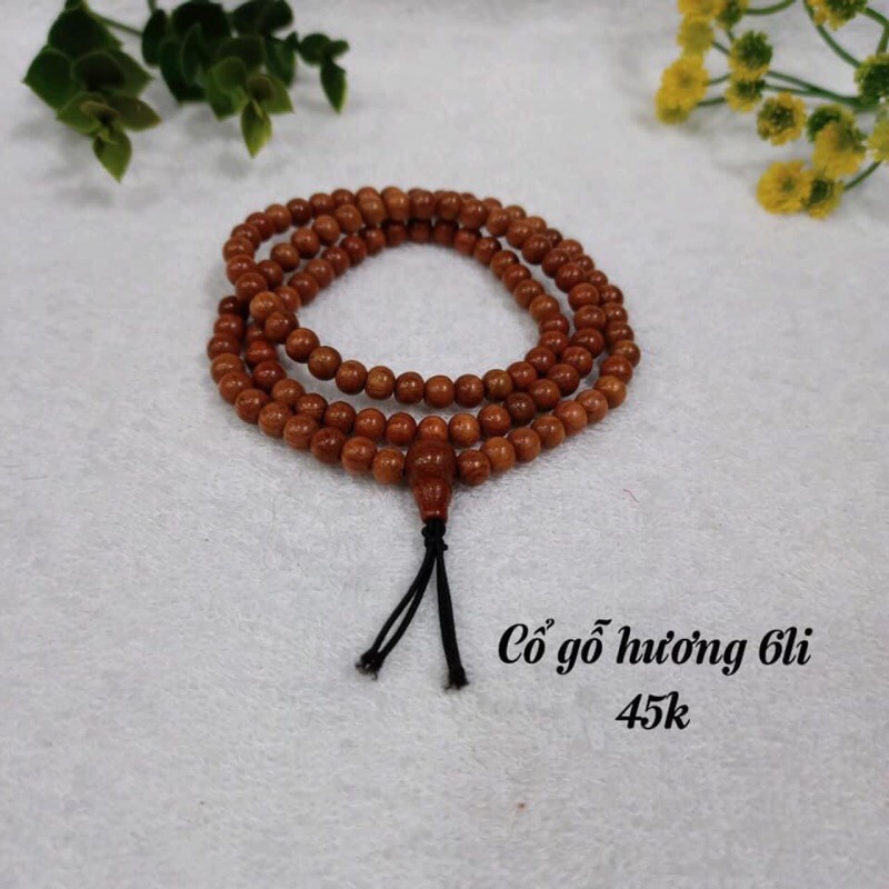 Chuỗi 108 hạt gỗ hương