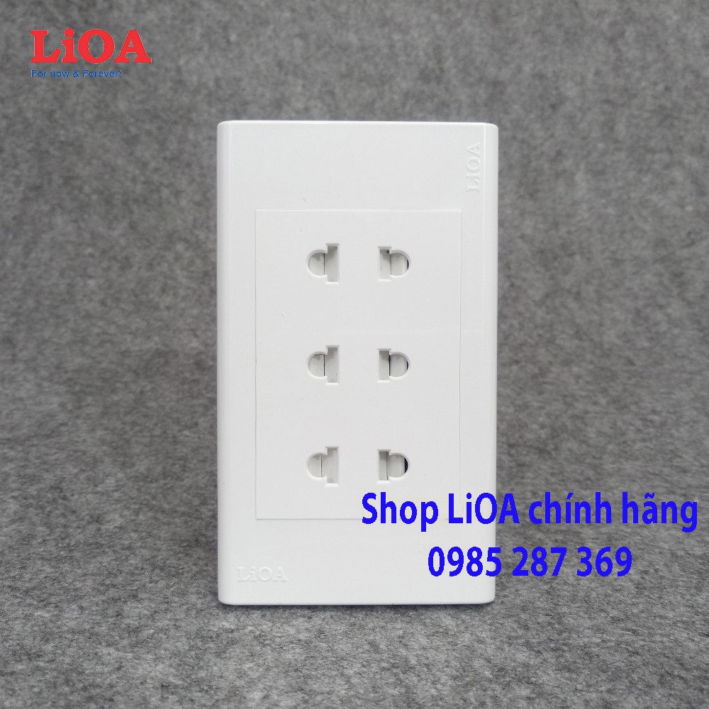 Ổ cắm điện ba 2 chấu LiOA 16A - 3520W