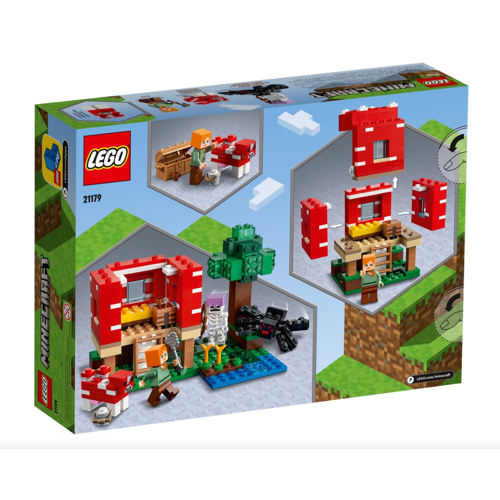 Lego HaHa - Lego Minecraft - Nhà Nấm - 21179