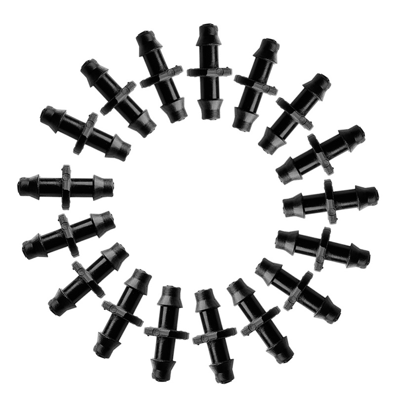 Set 100 Đầu Nối Ống Nước Tưới Cây Hai Đầu 1 4 Fr 4 7mm