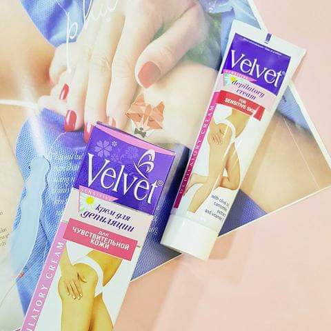 Kem tẩy lông Stella Velvet Depilatory làm mềm da và giảm lông 100ml