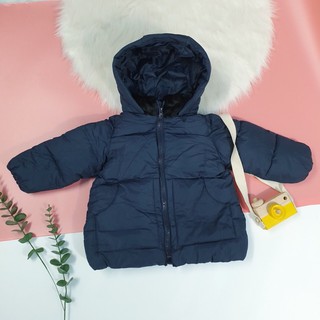 Áo khoác phao zara dư xịn bé trai xanh than