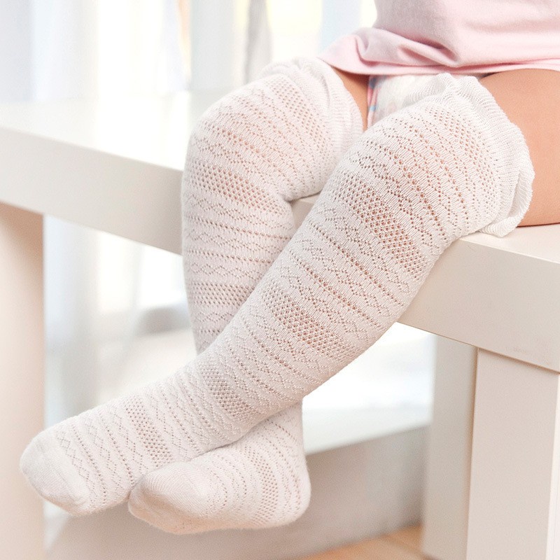 Pinpoo Vớ Cotton Mỏng Thoáng Khí Chống Muỗi Cho Bé