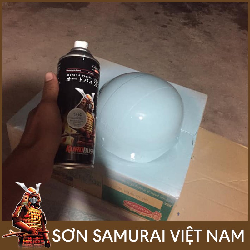 Combo sơn Samurai màu xanh 164