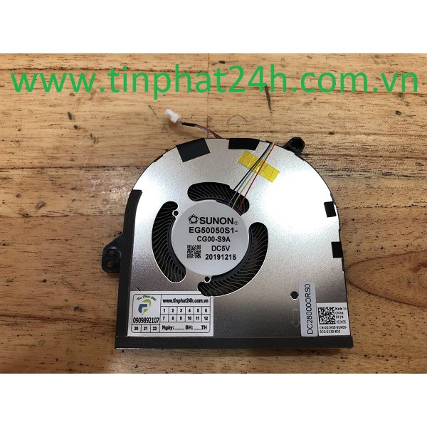 Thay FAN Quạt Tản Nhiệt Laptop Dell XPS 15 9500 GPU 0DJH35 DC28000ORS0 EG50050S1-CG00-S9A