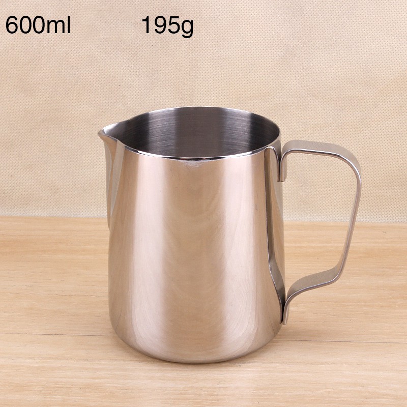 CA ĐÁNH SỮA BẰNG INOX, Ca Định Lượng Inox (không vạch)
