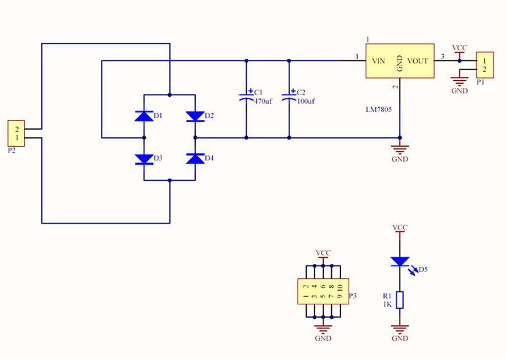 Mô Đun Hạ Áp L7805 Lm7805 7.5v-35v Sang 5v