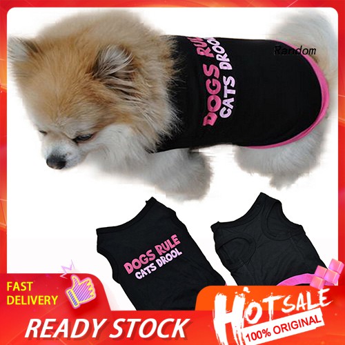 Áo Thun In Chữ Cho Thú Cưng