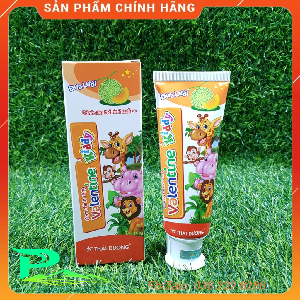 Kem đánh răng trẻ em Valentine Kiddy Thái Dương 50g