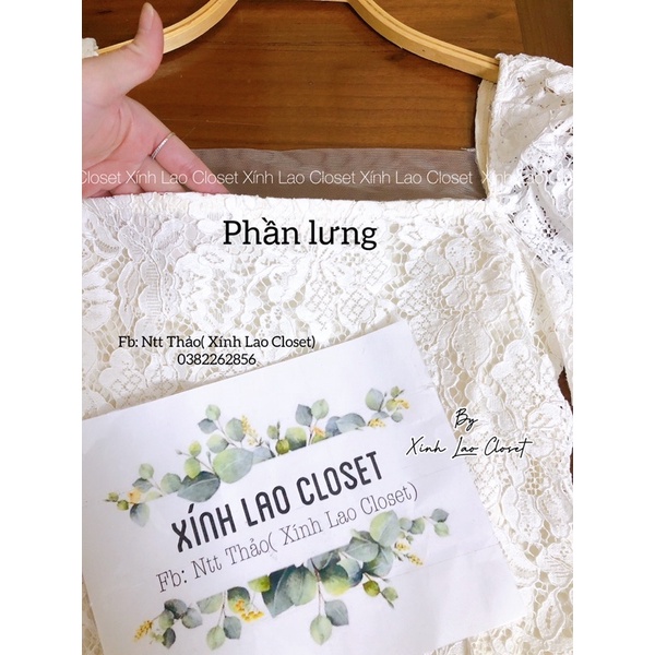 Áo ren phối lưới