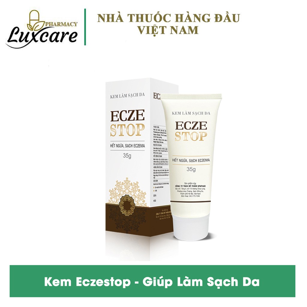 Kem Làm Sạch Da Eczestop - Dùng Cho Bệnh Nhân Mắc Các Bệnh Eczema Tuýp 35 gr