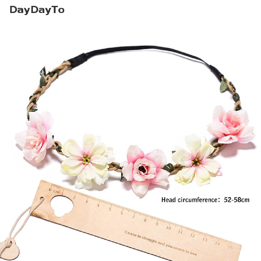 Vòng Hoa Đội Đầu Phụ Kiện Đám Cưới Bãi Biển Phụ Kiện Mới Cho Bé Gái