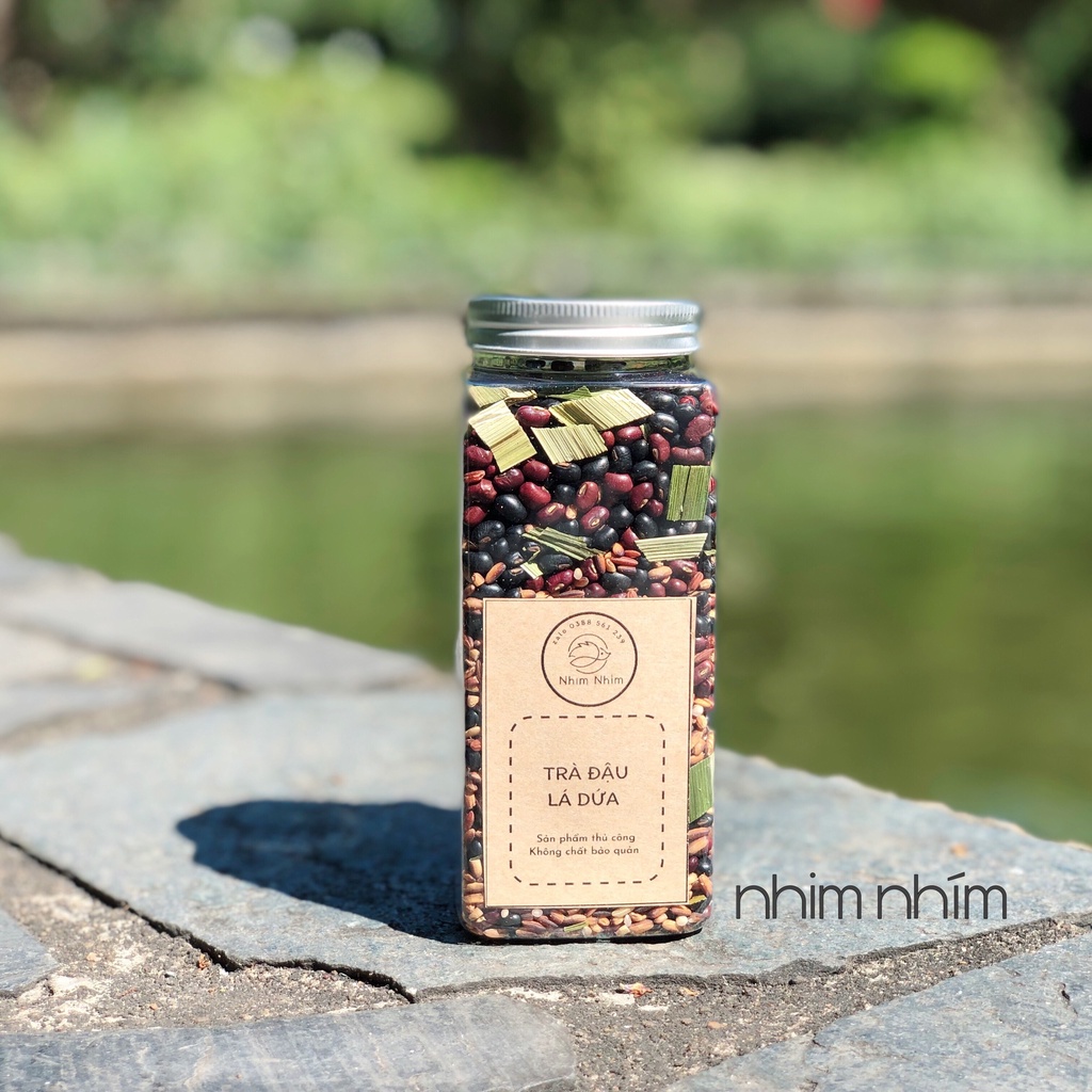 Trà Đậu Rang Lá Dứa Làm Thủ Công