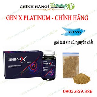 GEN X PLATINUM - Viên Uống Tăng Cường Sinh Lý Nam HỘP 24 VIÊN