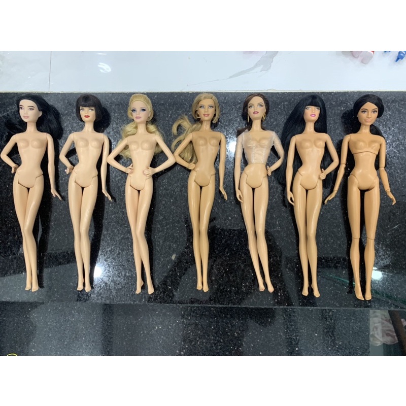 Búp bê barbie body muse nude used