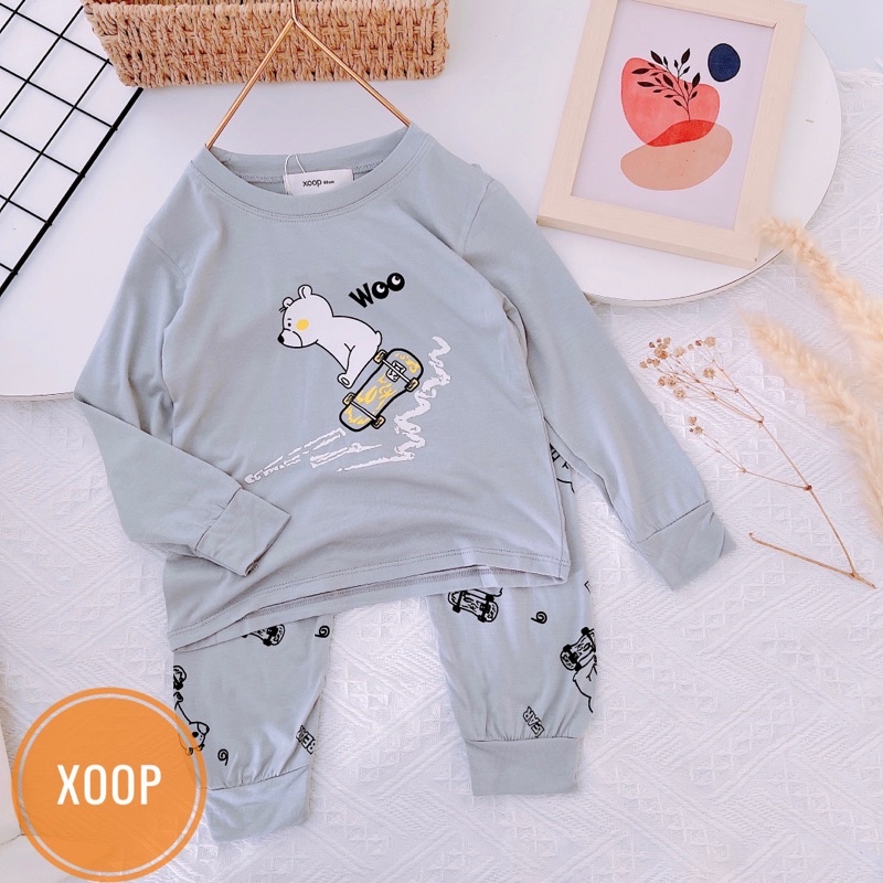 SALE ! BỘ DÀI THUN LẠNH XOOP IN HOẠ TIẾT GẤU WOO (SP002044 ) SHOP PHÚC YẾN