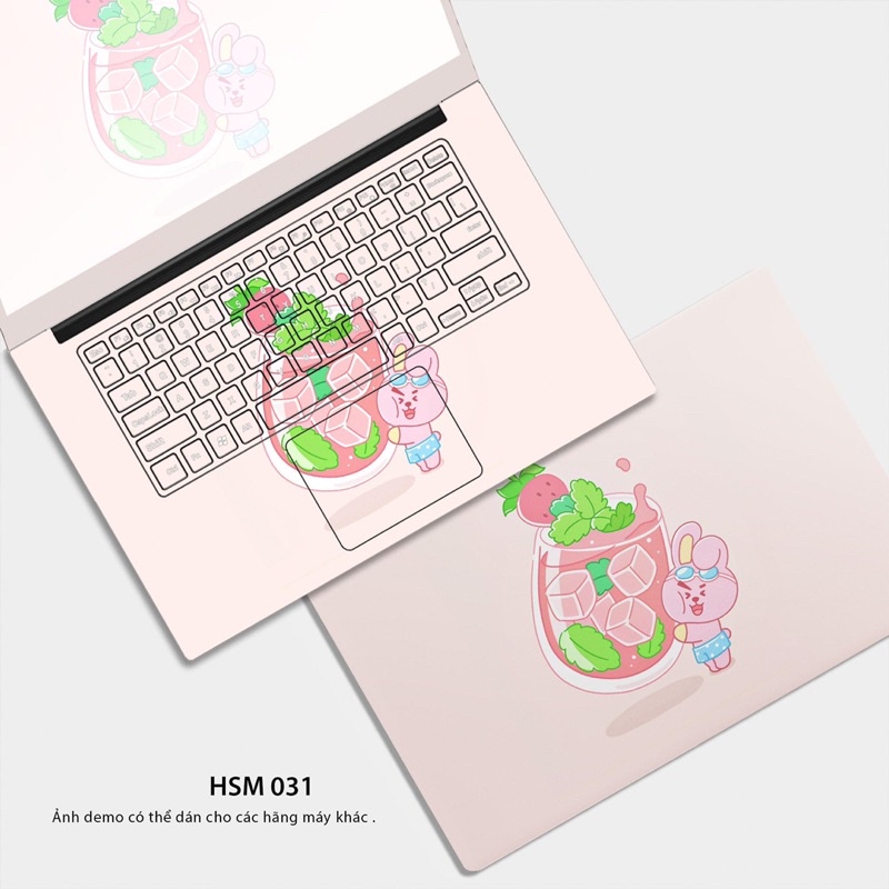 Miếng Dán Skin Laptop Chủ Đề BT21 - Skin Dán Bảo Vệ Laptop Cắt Sẵn Theo Từng Model Máy