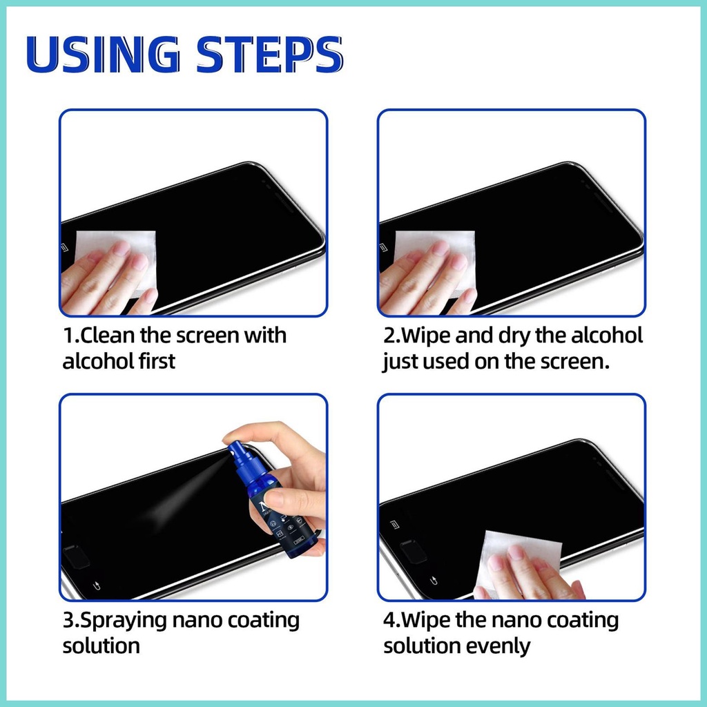 Bình Xịt Nano Bảo Vệ Màn Hình Điện Thoại Chống Dấu Vân Tay