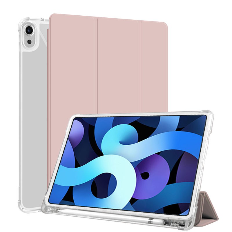 Bao da ipad air 4 10.9 pro 11 iPad 2020 8th 10.2inch Case with Pen slot iPad 6 5gen PU Leather Silicone Soft Smart Cover for iPad Mini 5 2019 Case