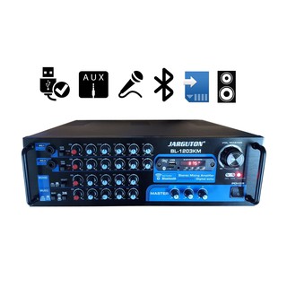 Amply Bluetooth, USB, TF, FM, chạy 12 sò, công suất 300W