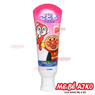 Kem đánh răng trẻ em Lion vị dâu 40g của Nhật