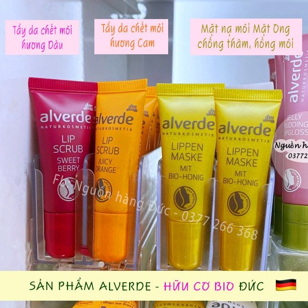 Tẩy da chết môi hữu cơ Bio Đức ALVERDE SUGAR LIP 100% tự nhiên | WebRaoVat - webraovat.net.vn