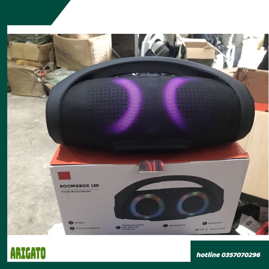 Loa Bluetooth có led Big Sound SS888 Boomsbox Led chất lượng cao bass cực mạnh kết nối USB BUNOC's