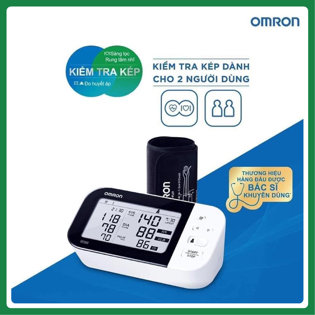 MÁY ĐO HUYẾT ÁP CẢNH BÁO ĐỘT QUỴ OMRON HEM 7361T | HÀNG CHÍNH HÃNG BẢO HÀNH 5 NĂM