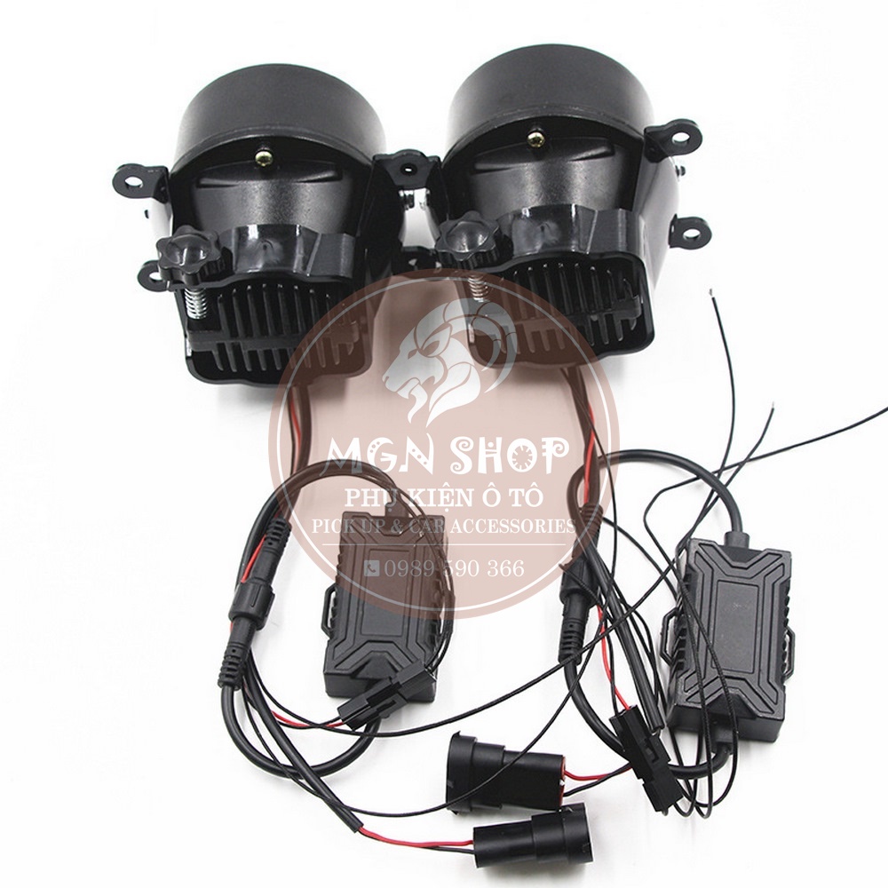 [Bộ 02 đèn] [Bi LED] [đèn gầm sương mù H11] [2 chế độ cos pha] [3.0 inch] dành cho ô tô