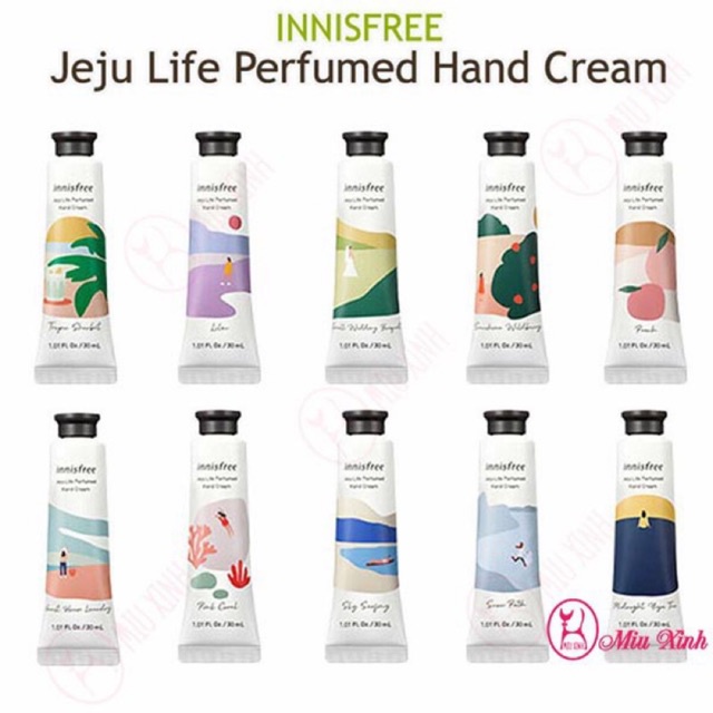 Kem Dưỡng Da Tay Hương Nước Hoa Innisfree - Mùi hương ngẫu nhiên