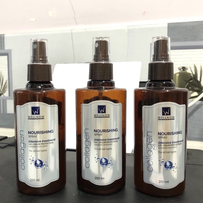 Xịt Dưỡng Tóc Collagen Hương Nước Hoa Cao Cấp Wellnow 250ml