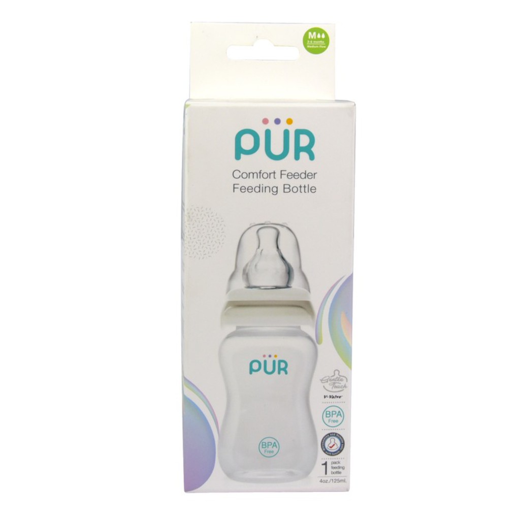 Bình sữa Pur cổ thường Comfort Feeder 120ml