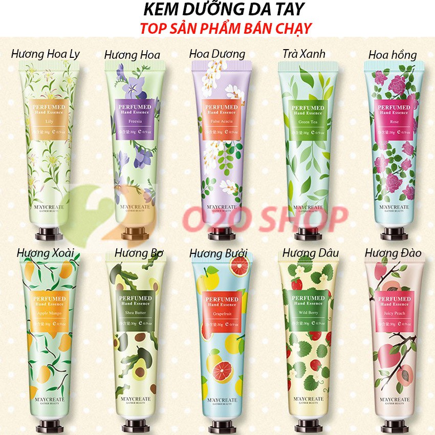 Kem Dưỡng Da Tay Maycreate Hand Cream  Hàng Nội Địa Trung Chất Lượng Sản Phẩm Bán Chạy 2021 O2O Shop