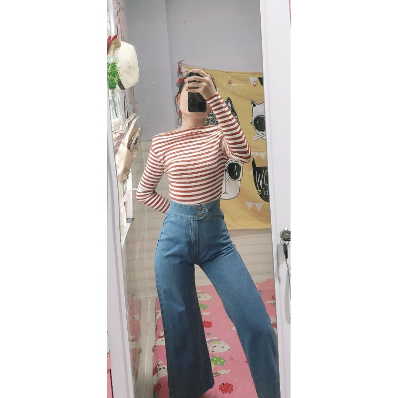 Quần jeans culottes