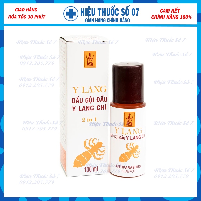 Dầu Gội Đầu loại bỏ Chí Y Lang 100ml