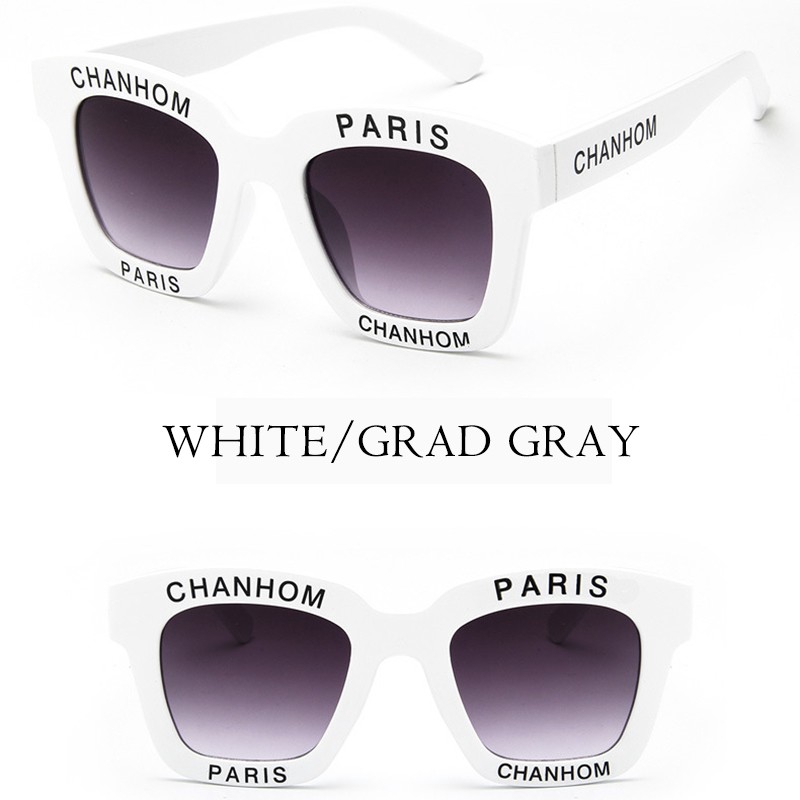 Ready Stock Desginer Brand Square Frame Women Sunglasses UV400 Protection