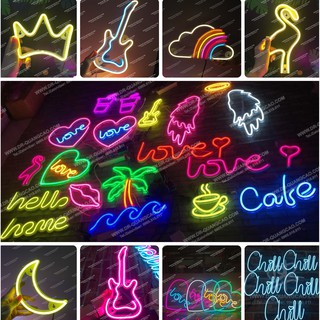 Đèn led neon trang trí phòng ngủ nhỏ xinh, quà tặng sinh nhật ý nghĩa