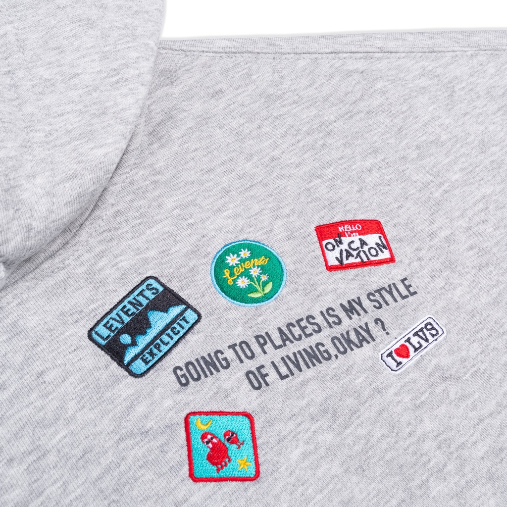 Áo Hoodie Levents Travel/ Grey
