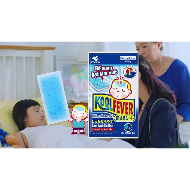 Miếng dán hạ sốt cho bé KoolFever