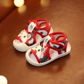 Giày tập đi cho bé sandal tập đi đế kèn cho bé trai bé gái
