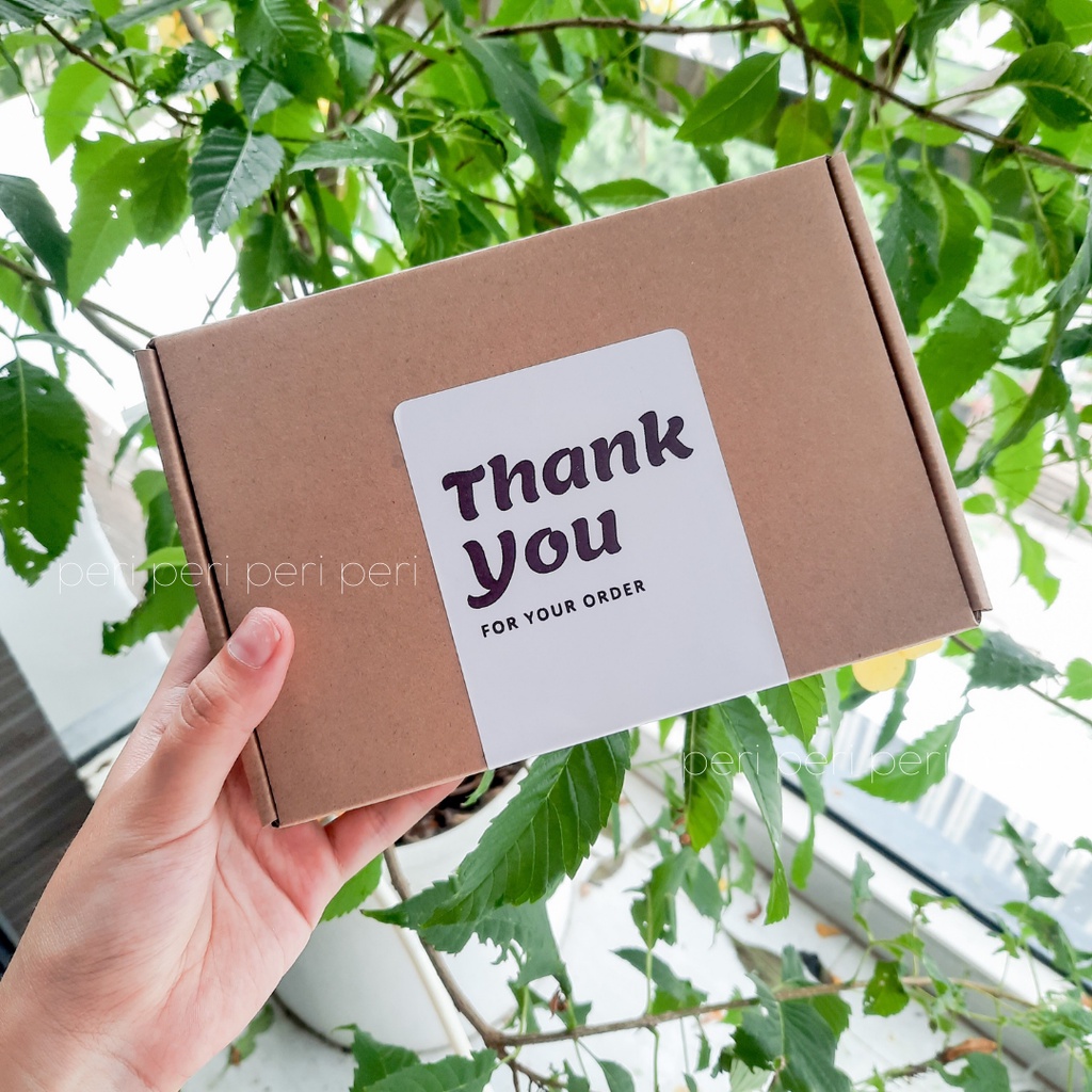 Mua 40 tem sticker thank you, nhãn dán cảm ơn size 7.5x13cm, tem dán ...
